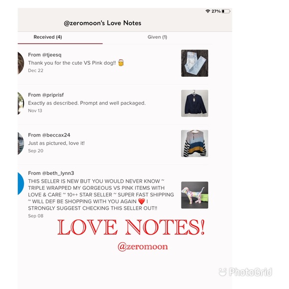 Love Notes ! - Picture 1 of 2